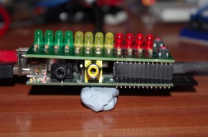 Ladder PCB Connected to a Pi