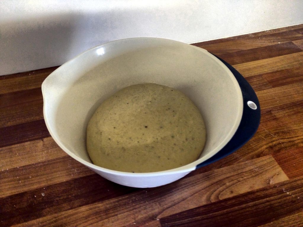 sticky bun dough risen